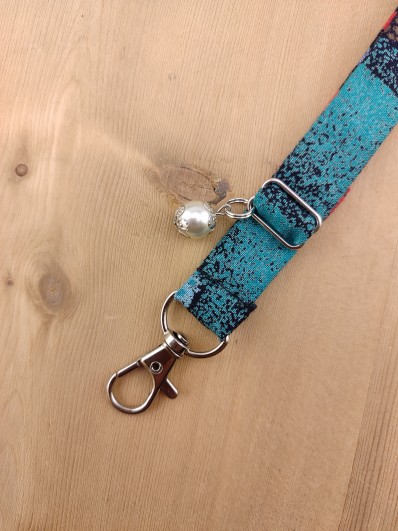 Cordon téléphone tissu Wax