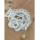 Bracelet guipure blanche