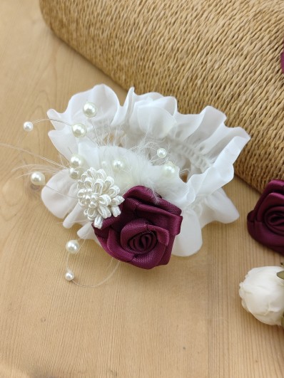 Bracelet manchette à volant