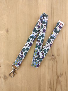 Dragonne porte badge / clés Wiltshire vert