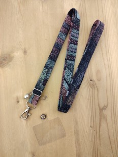 Cordon téléphone tissu Ethnique