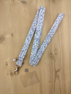 Cordon téléphone Liberty bleu