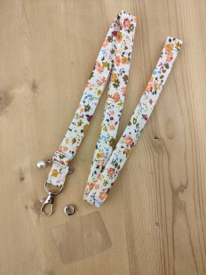 Cordon téléphone Liberty orangé