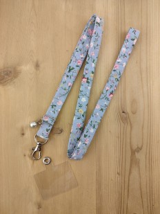 Cordon téléphone Liberty bleu