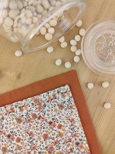 Duo - Pochette de costume Terracotta et orange brûlée