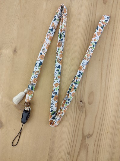 Cordon téléphone Liberty Terracotta