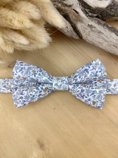 Noeud papillon Liberty bleu