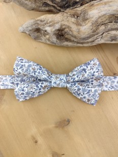 Noeud papillon Liberty bleu