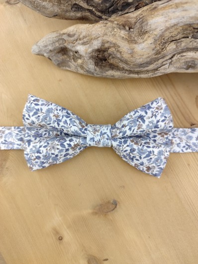 Noeud papillon Liberty bleu