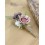 Boutonnière fleur vieux rose