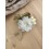 Boutonnière fleur kaki clair et ivoire