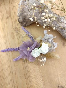 Peigne à cheveux lavande