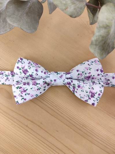 Nœud papillon double Liberty violet