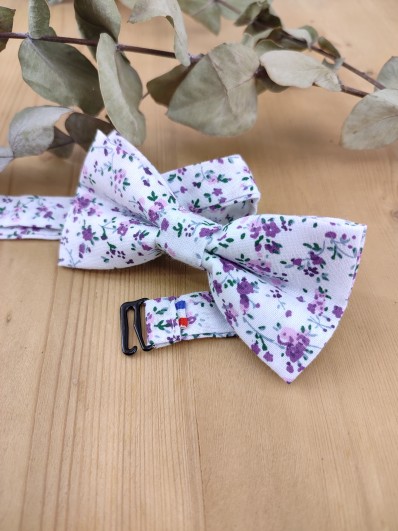 Noeud papillon double Liberty violet pour enfant