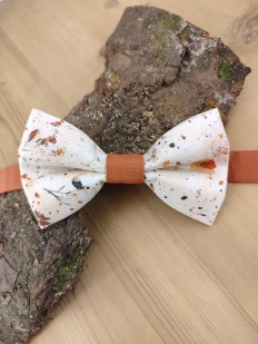 Nœud papillon motifs Terrracotta