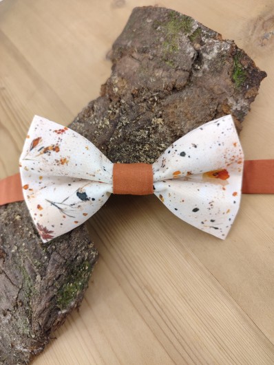 Nœud papillon motifs Terrracotta