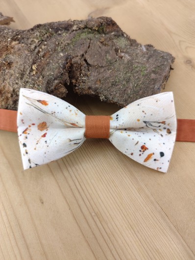 Noeud papillon motifs Terracotta pour enfant