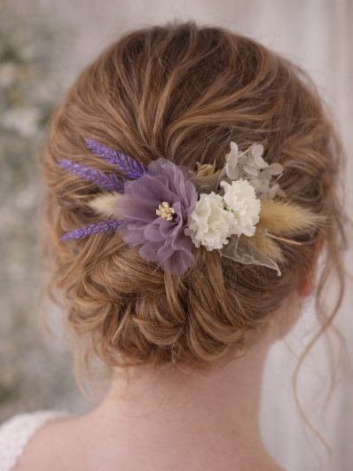 Peigne à cheveux lavande