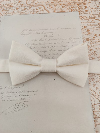 Noeud papillon terracotta et Liberty