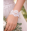 Bracelet guipure blanche