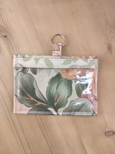 Porte badge floral