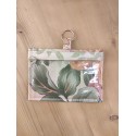 Porte badge floral