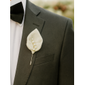 Boutonnière Callas Ivoire