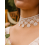 Collier dentelle perlée