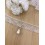 Collier dentelle avec goutte d'eau