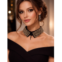 Collier faux col noir