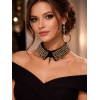 Collier faux col noir