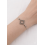Bracelet filigrane carré argenté
