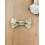 Barrette noeud papillon tissu Liberty jaune