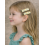 Barrette clic-clac Liberty jaune