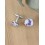 Boutons de manchettes Liberty violet