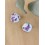 Boutons de manchettes Liberty violet