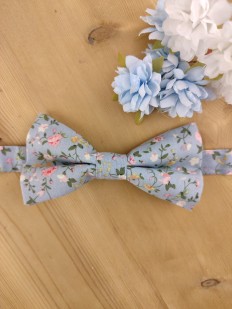 Noeud papillon Liberty bleu