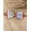 Noeud Papillon Enfant Fleuri & Terracotta en Coton Bio – Style Champêtre