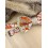 Noeud Papillon Enfant Fleuri & Terracotta en Coton Bio – Style Champêtre