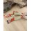 Nœud Papillon Enfant en Jute & Coton Fleuri Orange/Terracotta – L'Authentique Petit