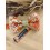Nœud Papillon Fleuri Orange / terracotta et Jute – Élégance Champêtre "Le Rustique"