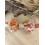 Nœud Papillon Fleuri Orange / terracotta et Jute – Élégance Champêtre "Le Rustique"
