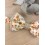 Noeud Papillon Fleuri Boho et Jute – Terracotta, Orange Brûlée & Vert Sauge
