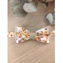 Noeud Papillon Enfant Fleuri Boho & Jute – Look Cortège Terracotta & Vert Sauge