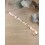 Bracelet Liberty vert sauge personnalisable – trèfle porte-bonheur argenté