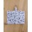 Porte-Badge en Coton avec Fenêtre Transparente – Motif Floral Beige & Marron