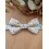 Noeud Papillon Homme en Liberty Fleuri & Sous-Nœud Satin Bleu Ciel