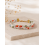 Bracelet Ruban en Coton Liberty Floral orangé et vert
