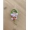 Broche boutonnière "Élégance Exotique" – Orchidée & Feuille Squelette