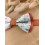 Noeud papillon Liberty orangé/vert & terracotta – Modèle cérémonie